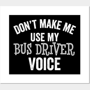 Funny Bus Driver Driving School Transit Tour Buses Gift Posters and Art